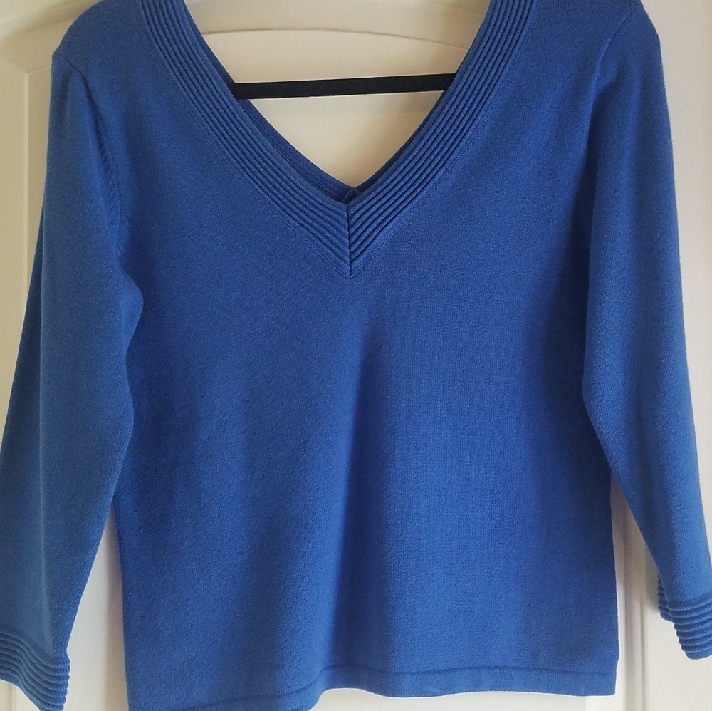 Royal blue top